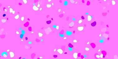 Açık mavi, soyut şekilli kırmızı vektör deseni. Soyut tarzda, gradyan formlarda basit tasarım. Duvar kağıdı seti için zarif tasarım.