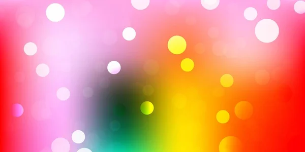 球と光多色ベクトルパターン カラフルなドロップで抽象的なイラストを光る コマーシャルのデザイン — ストックベクタ