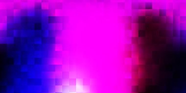 Memphis şekilli koyu mor, pembe vektör dokusu. Gradyan rastgele formlarla modern soyut illüstrasyon. Duvar kağıdı seti için zarif tasarım.