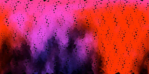 Dunkelrosa Rotes Vektorpolygonalmuster Dekorative Bunte Illustration Mit Abstrakten Dreiecken Ihr — Stockvektor