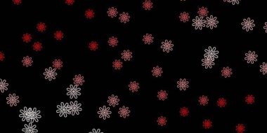 Soyut şekilli koyu kırmızı vektör şablonu. Gradyan rastgele formlarla modern soyut illüstrasyon. Duvar kağıdı seti için zarif tasarım.