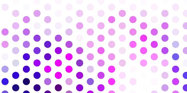 Motif Vectoriel Violet Clair Rose Avec Sphères Conception Décorative Abstraite — Image vectorielle