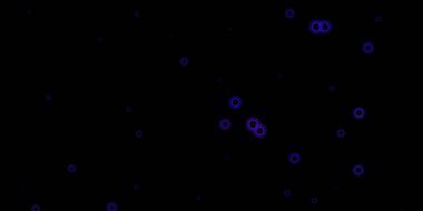 Üzerinde grip belirtileri olan koyu mor bir vektör şablonu. Biyolojik değişim şekilli soyut çizimler. Tehlike ateşine karşı basit çizim.