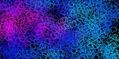 Koyu pembe, kaotik şekilli mavi vektör arkaplan. Soyut tarzda renkli şekilli bir illüstrasyon. Web siteniz için basit illüstrasyon.