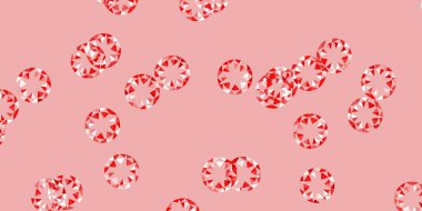 Küreli hafif turuncu vektör deseni. Renkli damlaları olan soyut parlak bir illüstrasyon. Posterler, afişler için tasarım.