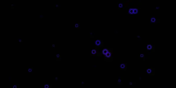 インフルエンザの兆候と濃い紫色のベクターテンプレート 生物学的勾配形状の抽象的なイラスト 危険熱に対する単純な図面 — ストックベクタ