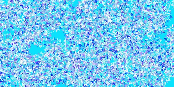 Açık Pembe Mavi Vektör Deseni Renkli Kar Taneleri Soyut Renkli — Stok Vektör