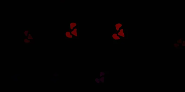 Σκούρο Κόκκινο Διάνυσμα Φόντο Χαοτικά Σχήματα Εικονογράφηση Πολύχρωμα Σχήματα Αφηρημένο — Διανυσματικό Αρχείο