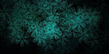 Koyu mavi, kıvrımlı sarı vektör arka plan. Soyut ve eğri çizgilerle renkli çizimler. İş tanıtımınız için tasarım.