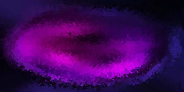 Темно Рожевий Векторний Багатокутний Візерунок Декоративна Барвиста Ілюстрація Абстрактними Трикутниками — стоковий вектор