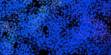 Açık mavi, çokgen şekilli yeşil vektör deseni. Soyut üçgenli dekoratif tasarım. Web siteleri için desen.