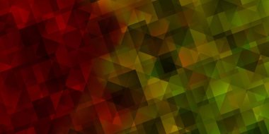 Açık pembe, üçgenli sarı vektör arkaplan. Doğa tarzında üçgenleri olan güzel bir çizim. İniş sayfaları için şablon.