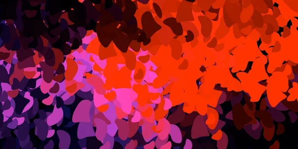 Σκούρο Ροζ Κόκκινο Διάνυσμα Φόντο Χαοτικά Σχήματα Εικονογράφηση Πολύχρωμα Σχήματα — Διανυσματικό Αρχείο