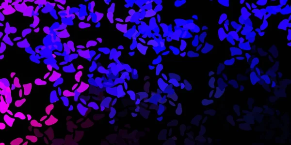 Темно Розовый Синий Векторный Узор Синими Вставками Простой Дизайн Абстрактном — стоковый вектор