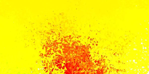 Светло Красная Желтая Векторная Компоновка Треугольными Формами Умная Абстрактная Иллюстрация — стоковый вектор