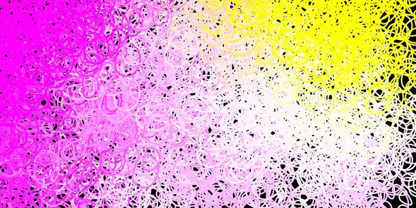 Темно Розовый Желтый Векторный Фон Произвольной Формы Красочные Абстрактные Формы — стоковый вектор