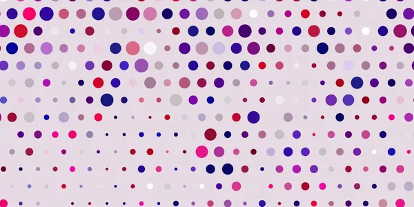 Açık mor, benekli pembe vektör arkaplan. Parlak renkli ve soyut küreler içeren bir resim. Broşürler, broşürler için desen.