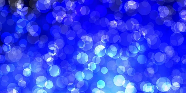 Rose Foncé Fond Vectoriel Bleu Avec Des Taches Disques Colorés — Image vectorielle