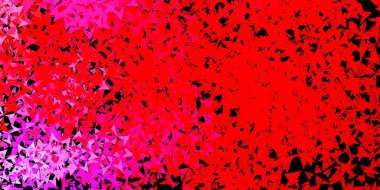 Açık mavi, çok kenarlı yeşil vektör arkaplan. Renkli üçgenlerin olduğu bir resim. Reklamlar için desen.