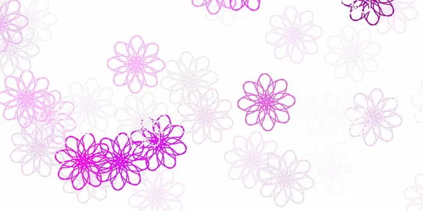 ライトパープル ピンクベクトルのドアの質感と花 抽象的な背景に花とシンプルなデザイン チラシ 本のためのスマートなデザイン — ストックベクタ