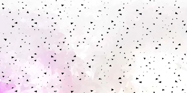 Світло Рожевий Векторний Абстрактний Трикутник Барвиста Абстрактна Ілюстрація Градієнтними Трикутниками — стоковий вектор