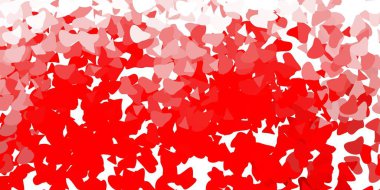 Açık kırmızı, Memphis şekilli sarı vektör dokusu. Gradyan rastgele formlarla modern soyut illüstrasyon. Duvar kağıdı seti için zarif tasarım.