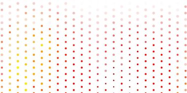 Dairesel hafif turuncu vektör şablonu. Parlak renkli ve soyut küreler içeren bir resim. Bir marka kitabı için yeni şablon.