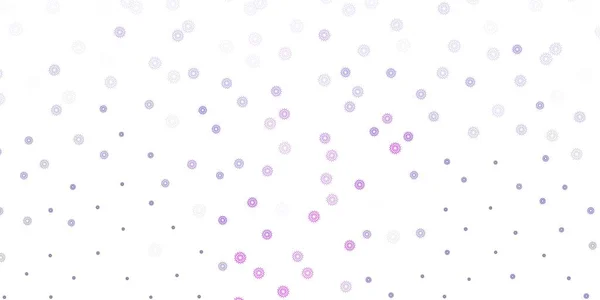 Світло Фіолетовий Рожевий Вектор Природного Мистецтва Квітами Простий Дизайн Квітами — стоковий вектор