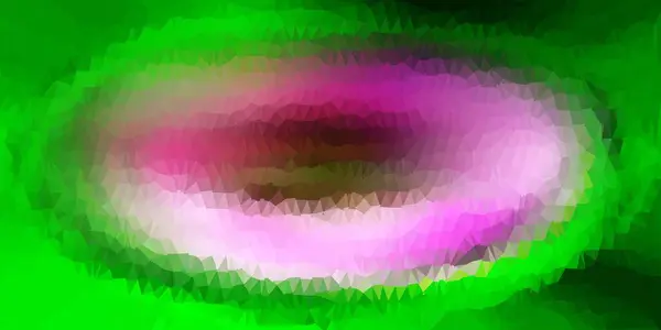 Ανοιχτό Ροζ Πράσινο Διανυσματικό Πολυγωνικό Μοτίβο Εικονογράφηση Σπασμένο Στυλ Γυαλιού — Διανυσματικό Αρχείο