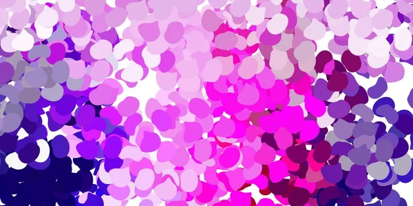 Светло Фиолетовый Розовый Векторный Фон Произвольной Формы Красочные Абстрактные Формы — стоковый вектор