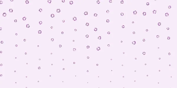 Light Purple Vektor Hintergrund Mit Blasen Abstraktes Dekoratives Design Steigungsstil — Stockvektor