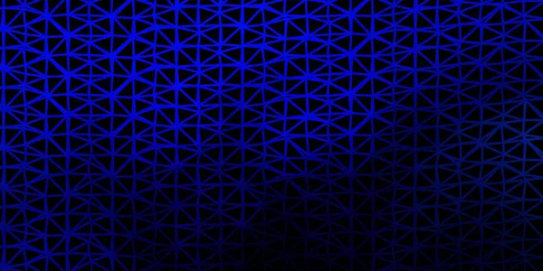 Design Mosaïque Triangle Vectoriel Bleu Foncé Vert Illustration Abstraite Moderne — Image vectorielle