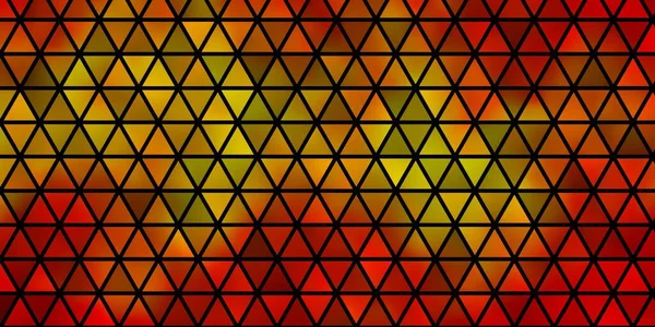 三角形のライトオレンジベクトルテンプレート カラフルな三角形のセットでイラスト 壁紙のテンプレート — ストックベクタ
