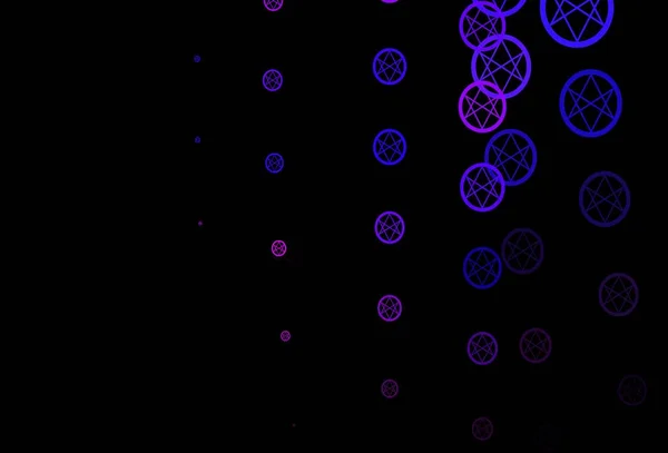 Σκούρο Ροζ Μπλε Διανυσματικό Πρότυπο Εσωτερικά Σημάδια Αφηρημένη Εικόνα Γοτθικά — Διανυσματικό Αρχείο