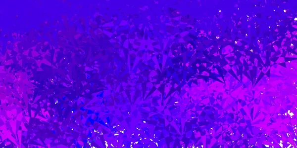 Темно Розовый Векторный Фон Треугольниками Умная Абстрактная Иллюстрация Треугольными Формами — стоковый вектор