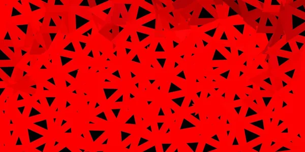 明るい赤 黄色のベクトルポリ三角形のレイアウト エレガントなグラデーションの三角形の抽象的なイラスト あなたのデザインに最適な選択肢 — ストックベクタ