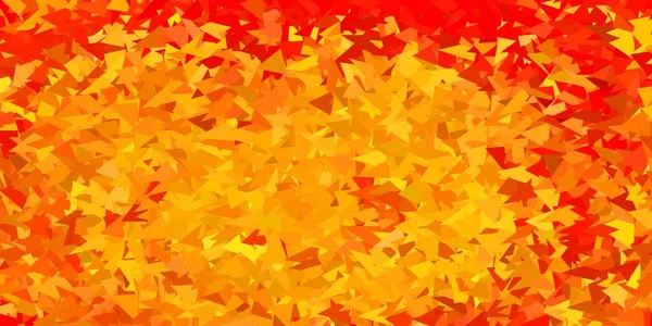 Leicht Orangefarbenes Vektorgradienten Polygon Layout Dekorative Bunte Illustration Mit Abstrakten — Stockvektor