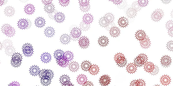 Ljusrosa Gul Vektor Naturlig Layout Med Blommor Gradient Rgstarka Abstrakta — Stock vektor
