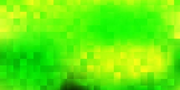 Světle Zelená Žlutá Vektorová Šablona Obdélníky Jednoduchá Ilustrace Barevnými Obdélníky — Stockový vektor