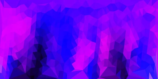 Světle Fialový Růžový Vektorový Trojúhelníkový Mozaikový Vzor Barevné Abstraktní Ilustrace — Stockový vektor