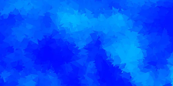 Γεωμετρική Πολυγωνική Διάταξη Ανοιχτού Μπλε Διανύσματος Εικονογράφηση Σπασμένο Στυλ Γυαλιού — Διανυσματικό Αρχείο