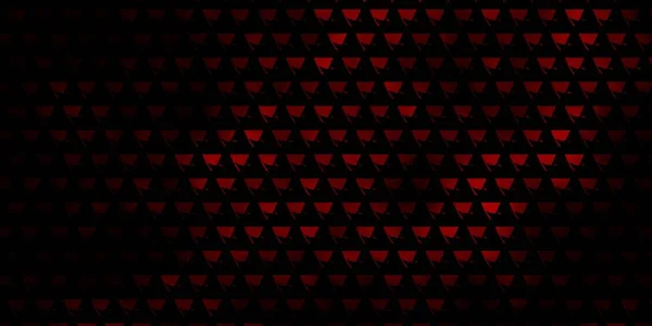 Tmavě Červené Vektorové Pozadí Polygonálním Stylem Abstraktní Gradient Ilustrace Trojúhelníky — Stockový vektor