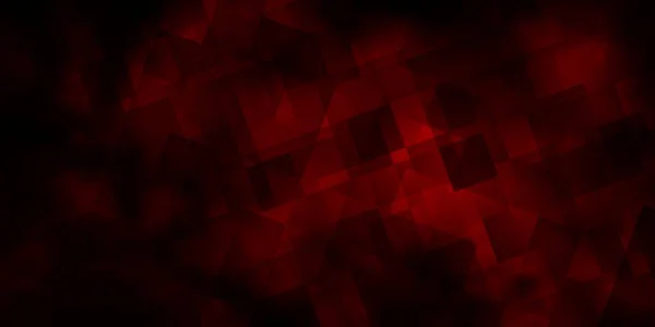 Textura Vetorial Vermelha Escura Com Estilo Triangular Ilustração Gradiente Abstrato — Vetor de Stock