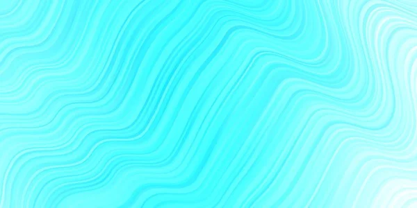 Светло Синий Зеленый Векторный Отскок Дугой Абстрактная Градиентная Иллюстрация Кривыми — стоковый вектор