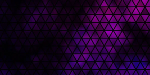 Temná Růžová Vektorová Šablona Krystaly Trojúhelníky Abstraktní Gradient Ilustrace Trojúhelníky — Stockový vektor