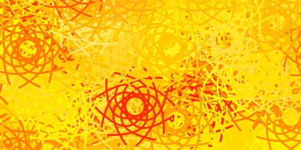 Texture Vectorielle Orange Clair Avec Des Formes Memphis Formes Abstraites — Image vectorielle