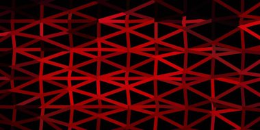 Koyu pembe vektör üçgen mozaik desen. Üçgenli çokgen biçiminde gradyan çizimi. Web uygulamalarınız için duvar kağıdı.