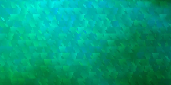 Ανοιχτό Πράσινο Διανυσματικό Μοτίβο Πολυγωνικό Στυλ Όμορφη Απεικόνιση Τρίγωνα Στυλ — Διανυσματικό Αρχείο