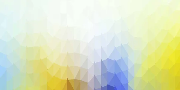 Azul Claro Padrão Triângulo Abstrato Vetorial Amarelo Ilustração Abstrata Colorida — Vetor de Stock