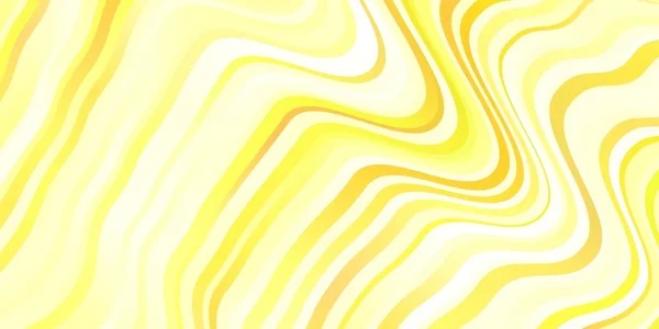 Jasnozielony Żółty Wzór Wektora Liniami Jasna Próbka Kolorowymi Wygiętymi Liniami — Wektor stockowy